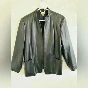 Caslon Women’s Leather Jacket Size 1X
